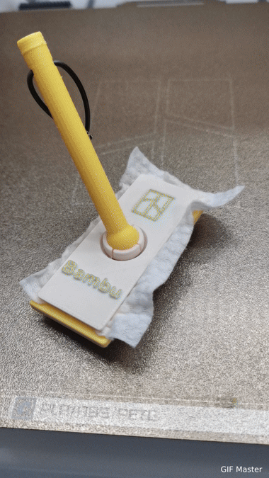 Tuozhu Creative Mini Mop Baskı Tahtası Temizleyici