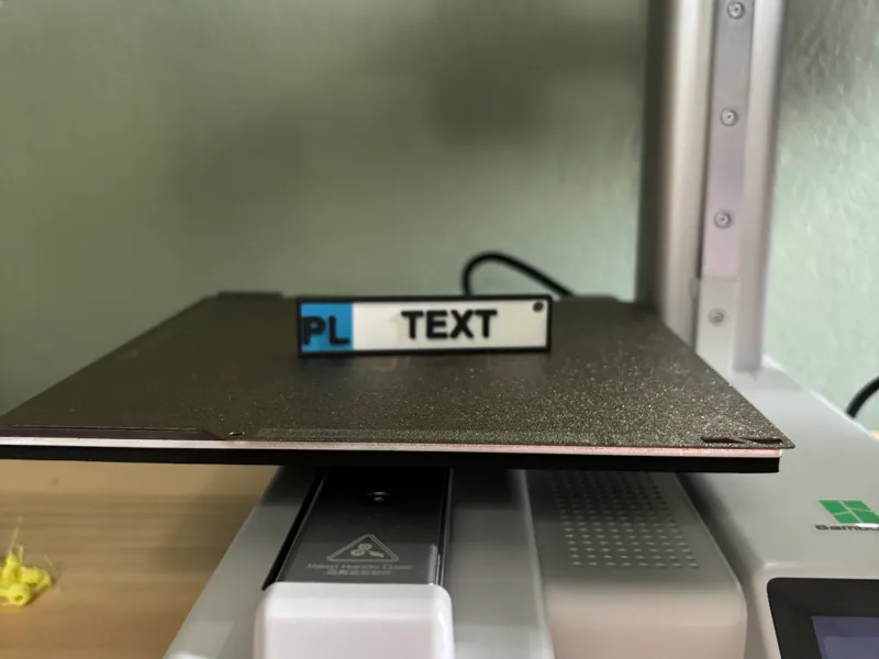 Custom Car Plate EU Keychain (Rejestracja kluczy)