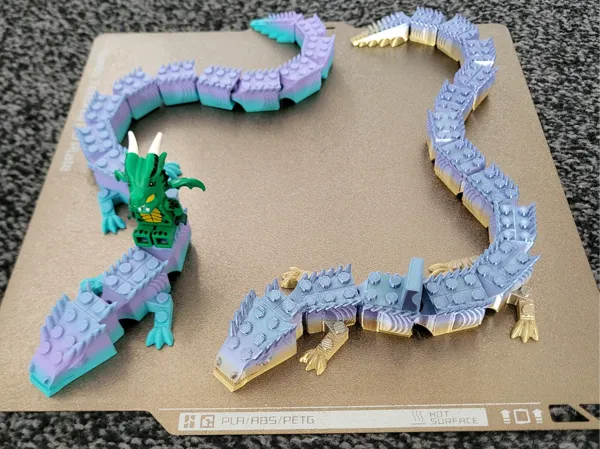 Dragon monté pour mini-figurine