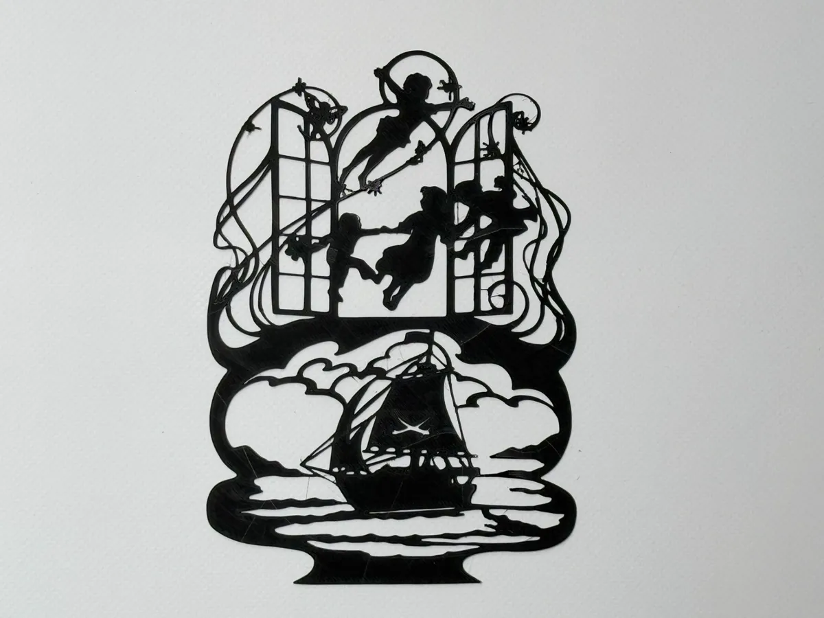 Silhouette Peter Pan — décoration murale
