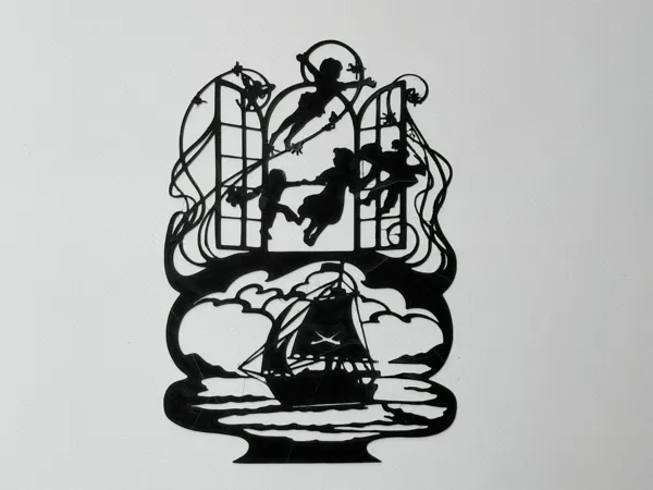 Silhouette Peter Pan — décoration murale