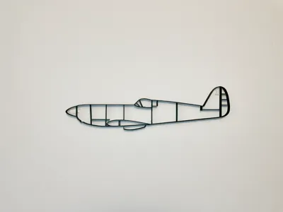 Spitfire Wall Art 1/25 Scale