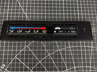 Honda Acty heater and switch panels