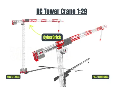 1:29 RC Tower Crane – CyberBrick