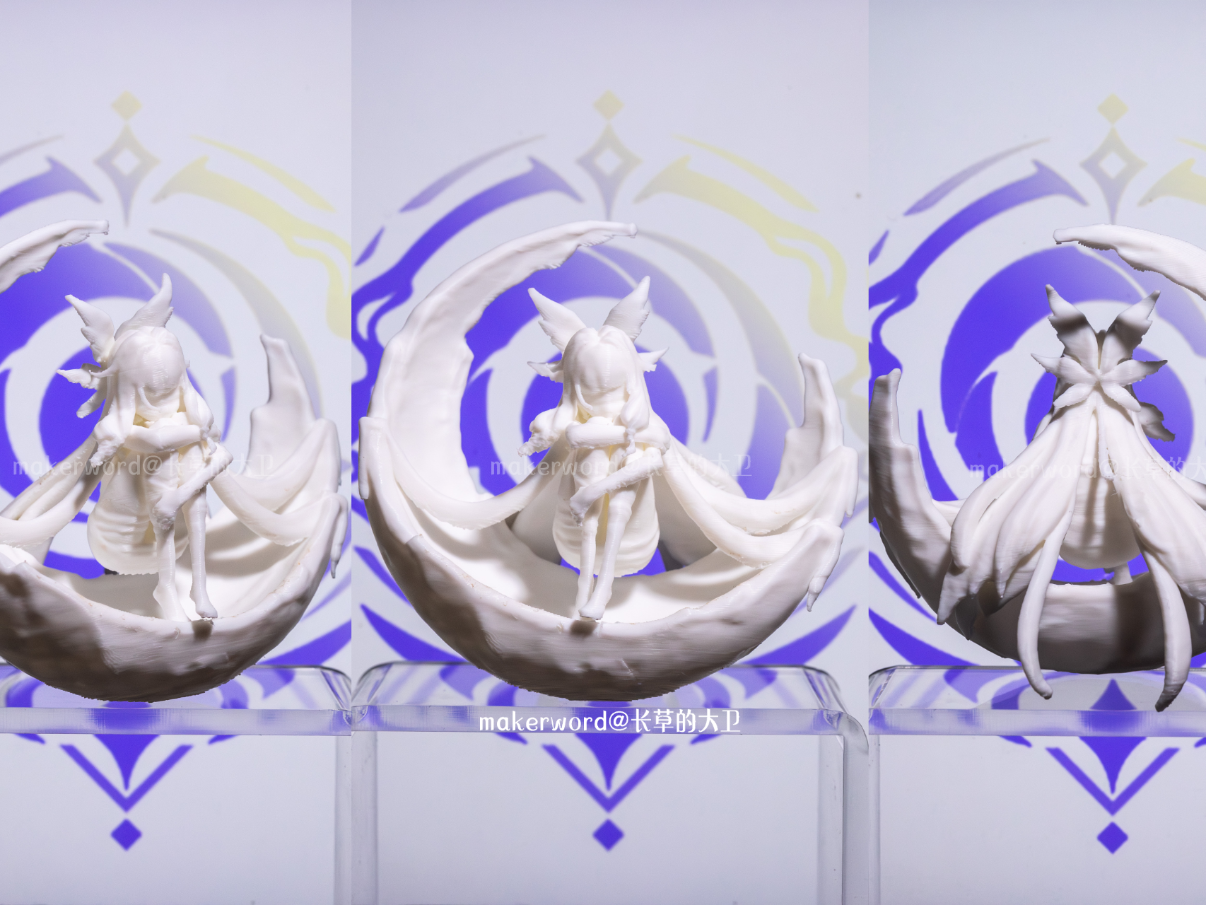 原神 - ノルデカライ - 七天神像 - 月の神像 作成者： 长草的大卫