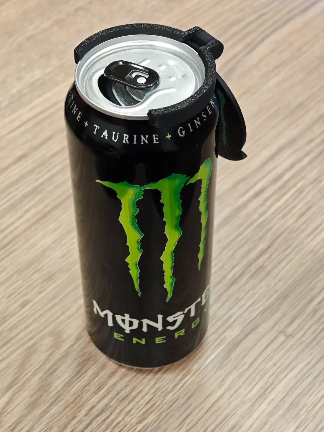 Monster can lid cover, printed in Place view 2