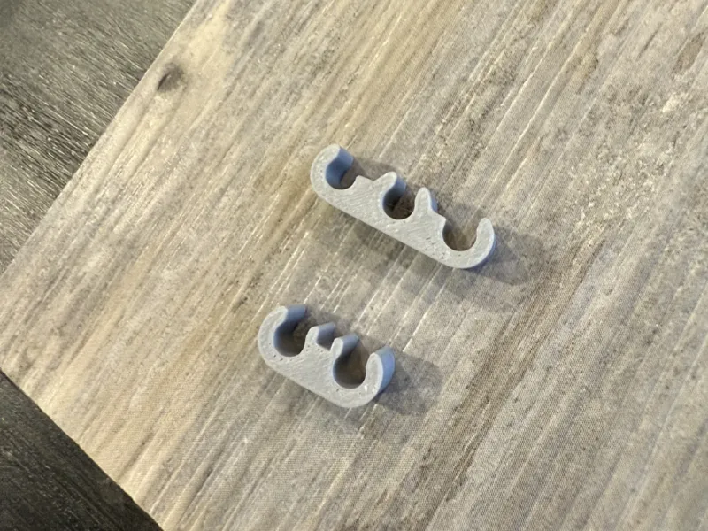 PTFE & Cable Clips 2x 3x