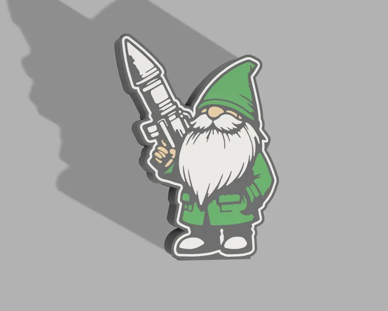 Rocket Launcher Gnome
