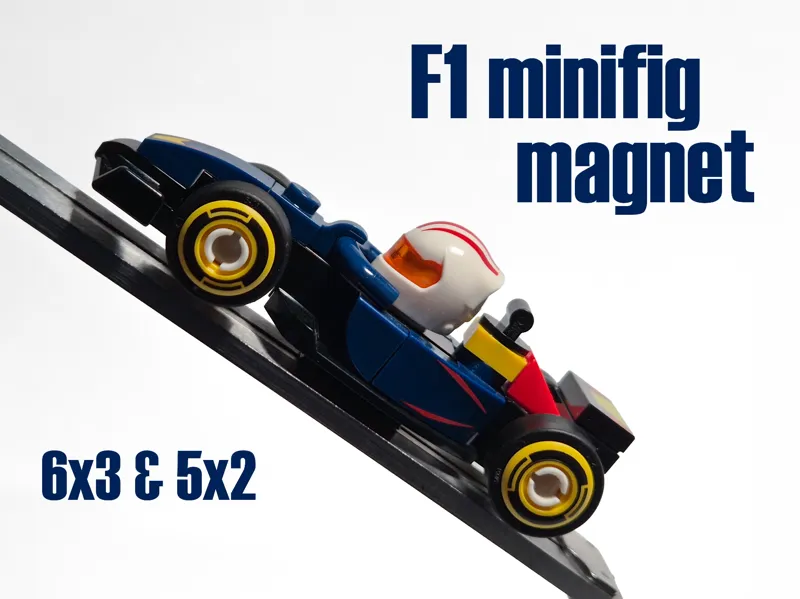 F1 minifig magnet