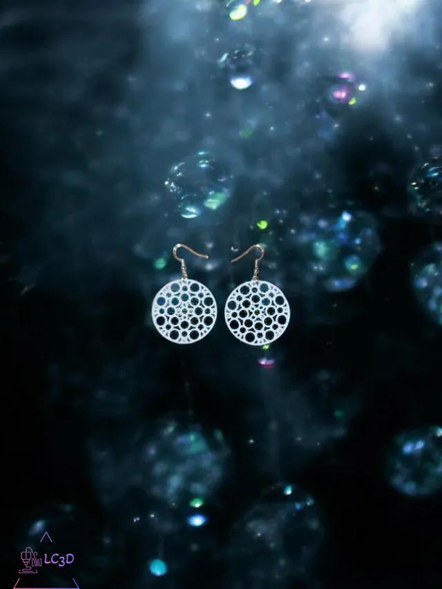 A thousand ball earrings