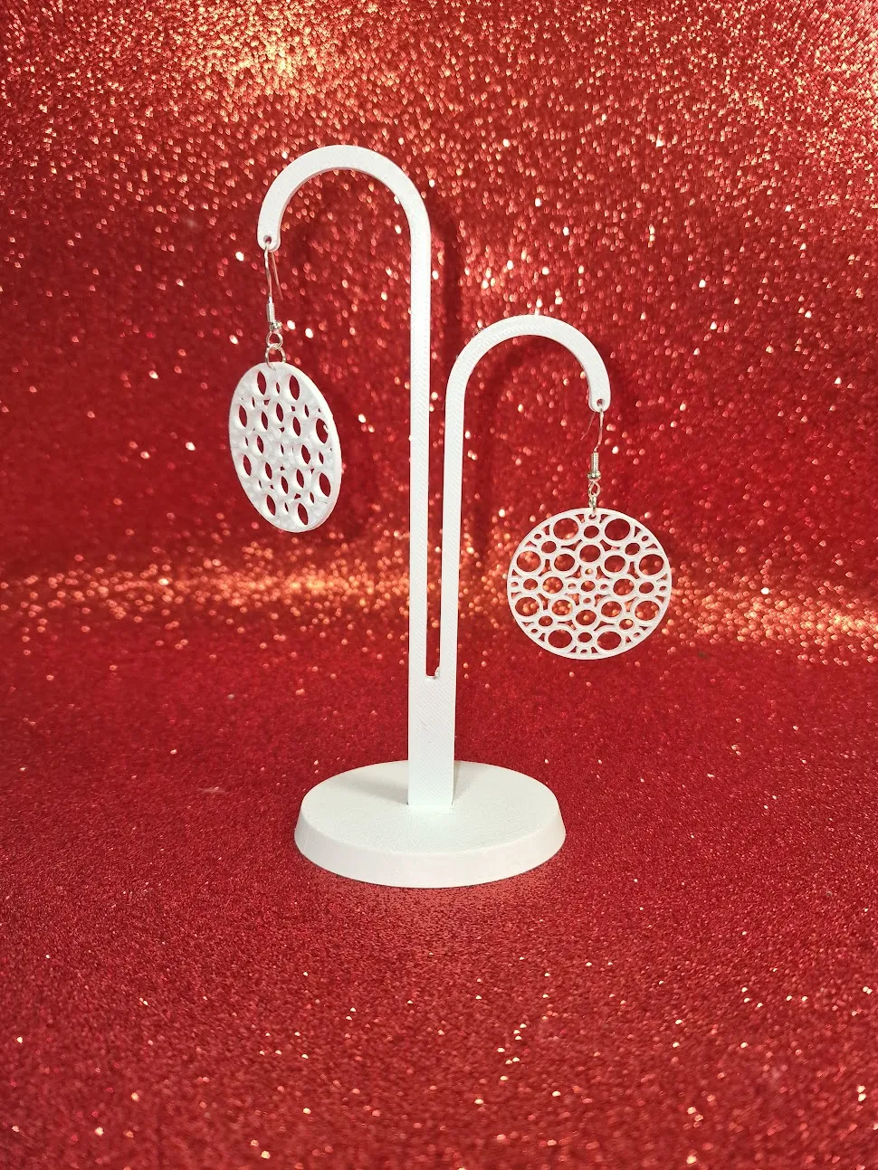 A thousand ball earrings view 3