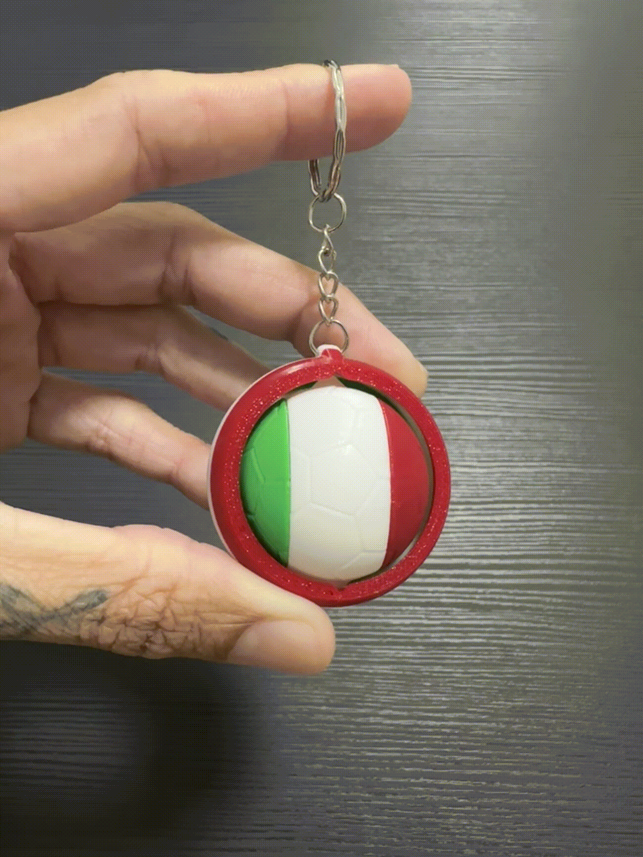 Chaveiro giratório Italia Multicor