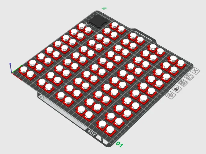 Nouns separated jibitz (full print plate)