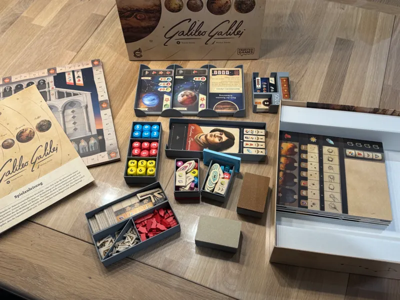 Galileo Galilei Boardgame Insert