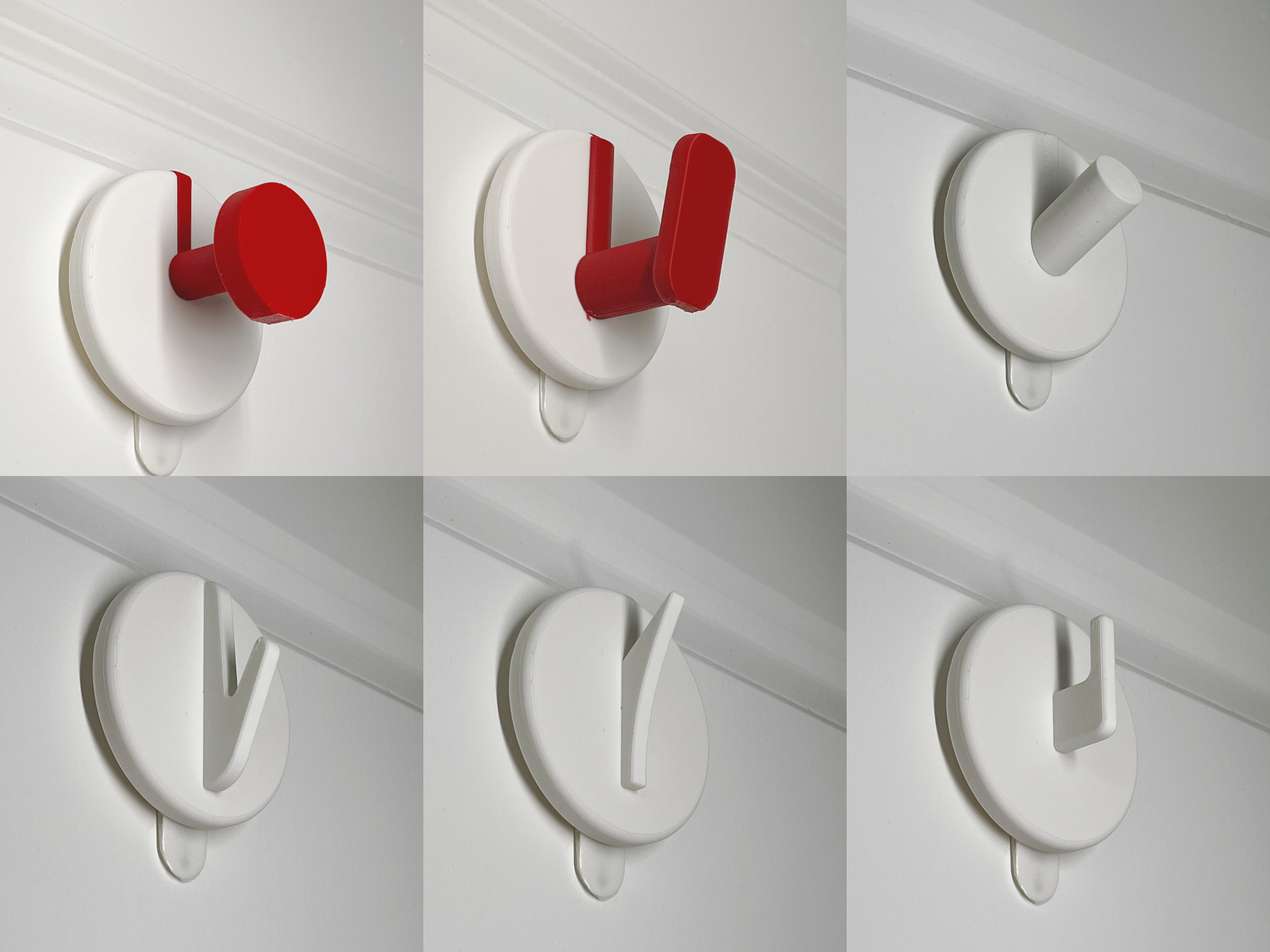 Modular Bathroom Hook (Easy replace)
