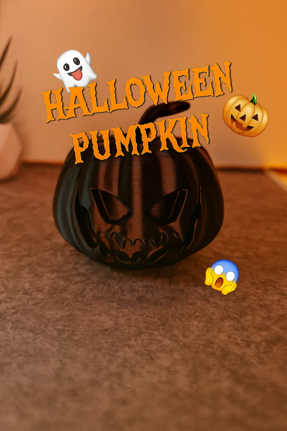 Halloween pumpkin - Free 3D Print Model - MakerWorld