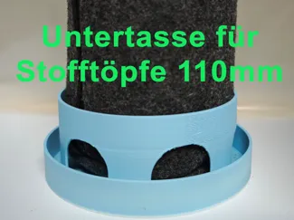 Untersetzer für Stofftopf ø110mm