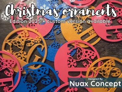Christmas Ornaments – Gnome Initials edition 2025
