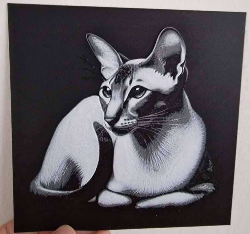 Oriental cat hueforge
