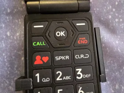 Phone Volume Button Blocker for Iris Flip Phone