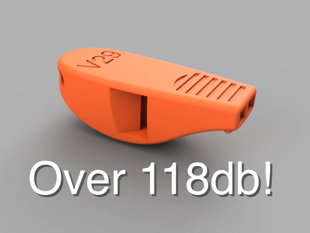 Extremely loud whistle over 118db keychain