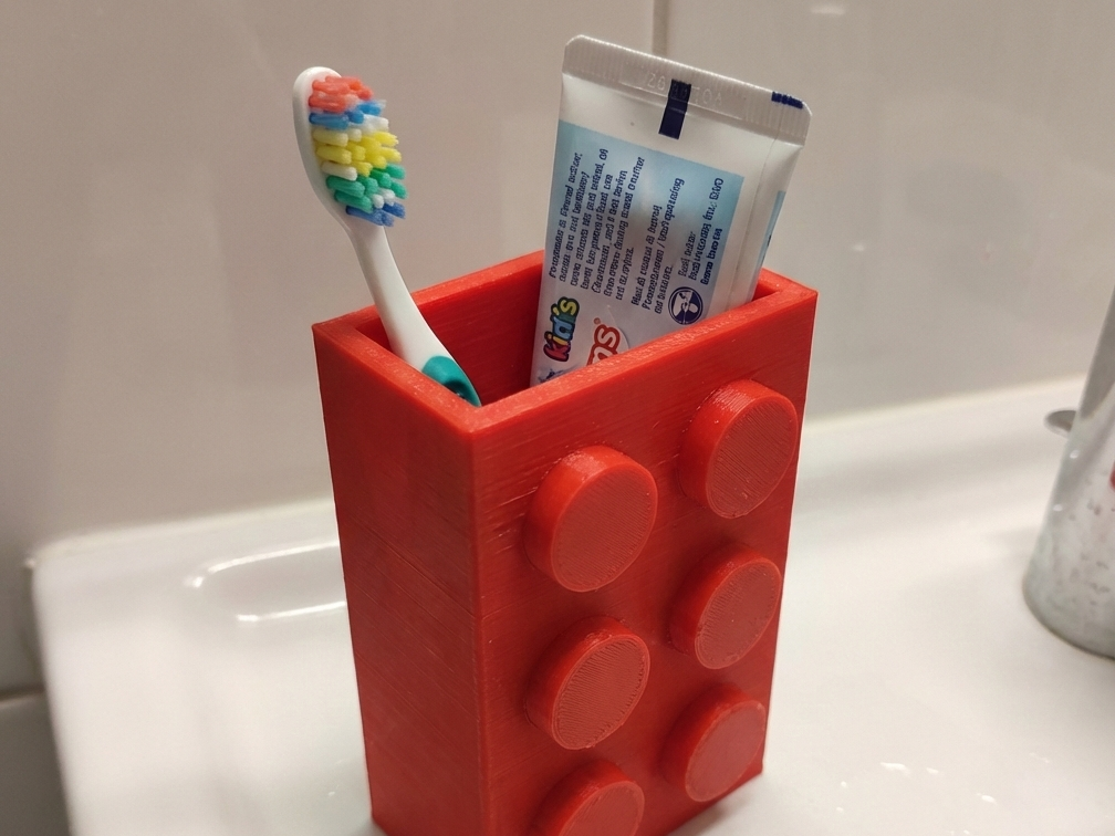 Klemmbaustein Organizer Box / Brick Style Pen