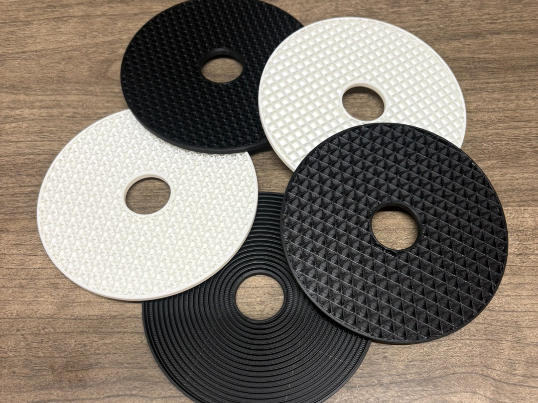 Infill Coasters w/ Coaster Holder