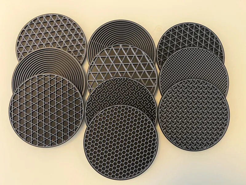 Infill Coasters Set 2 Colours 
