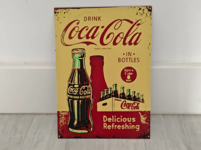 Cartel CocaCola vintage 