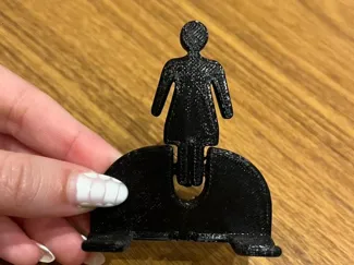 Suporte Barbeador Mulher