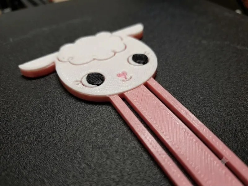 sheep bookmark 3d