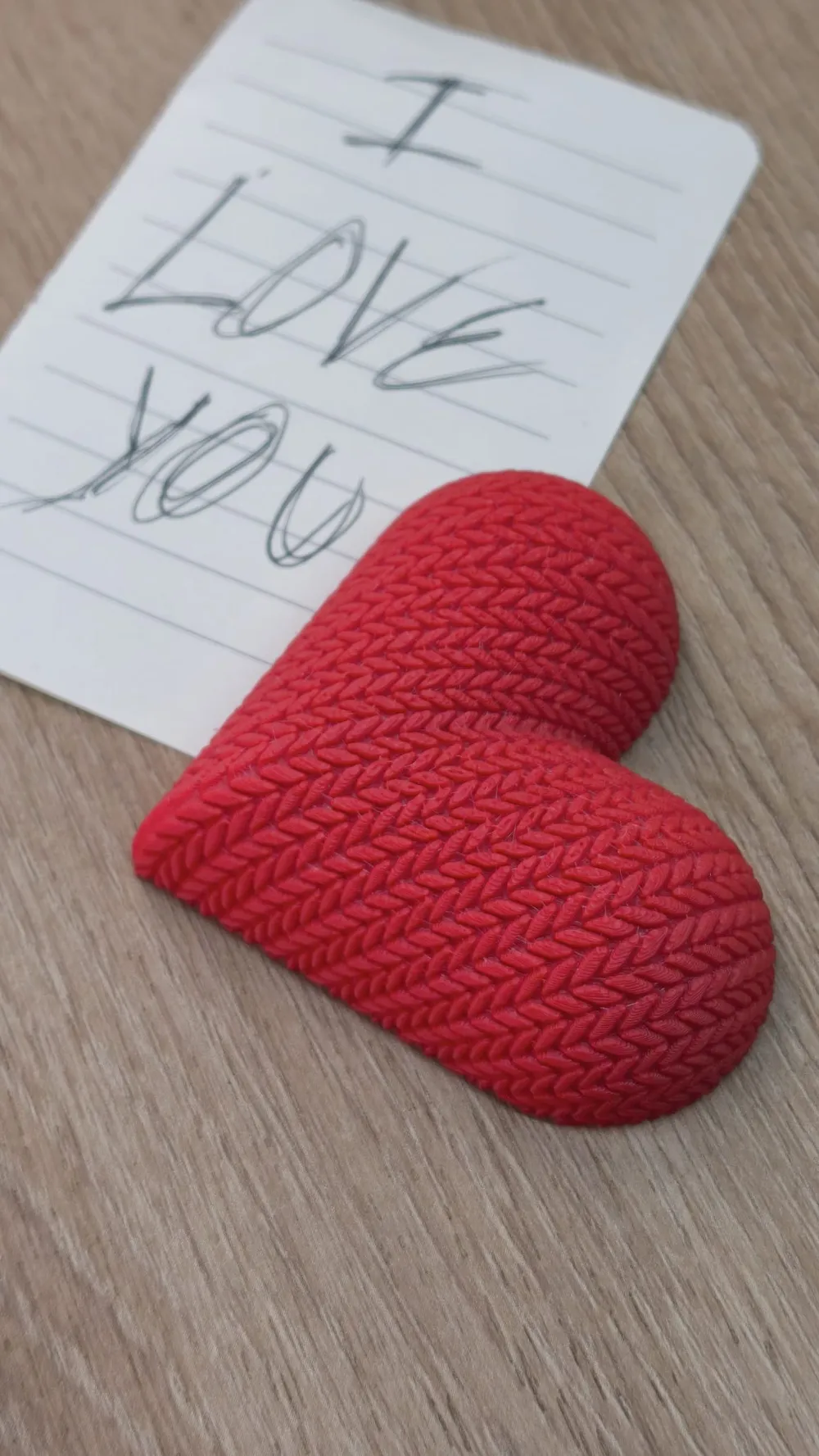 Knit Heart Magnet - Free 3D Print Model - MakerWorld