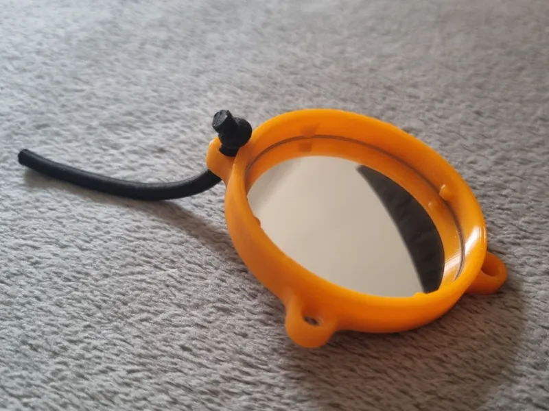 Diving hand mirror