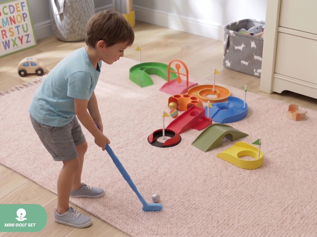 Miniatura 1 do modelo 3D Modular Mini Golf Set