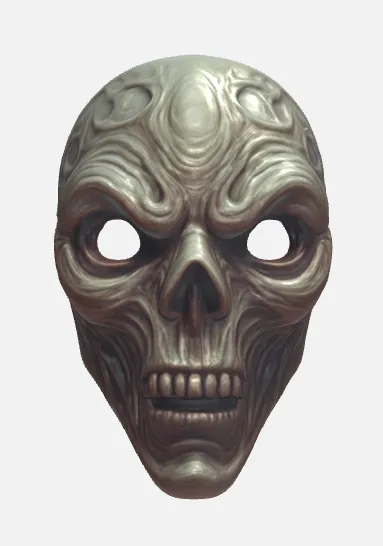 Creepy undead skull Horror mask by DED Original - MakerWorld