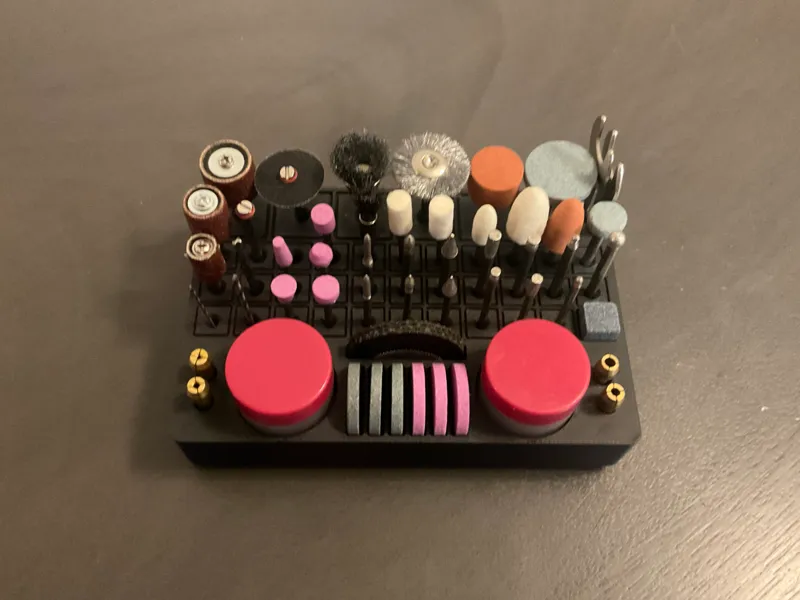 Mini Rotary Tool Bit Gridfinity BIn