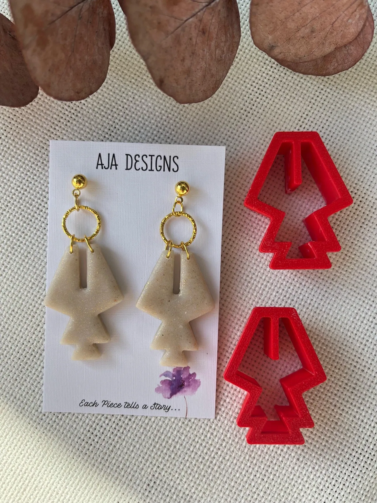 Polymer Clay Earring Mold 54 view 2