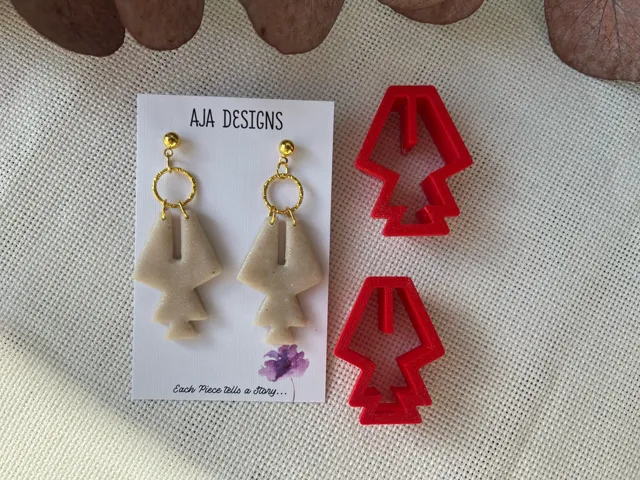 Polymer Clay Earring Mold 54