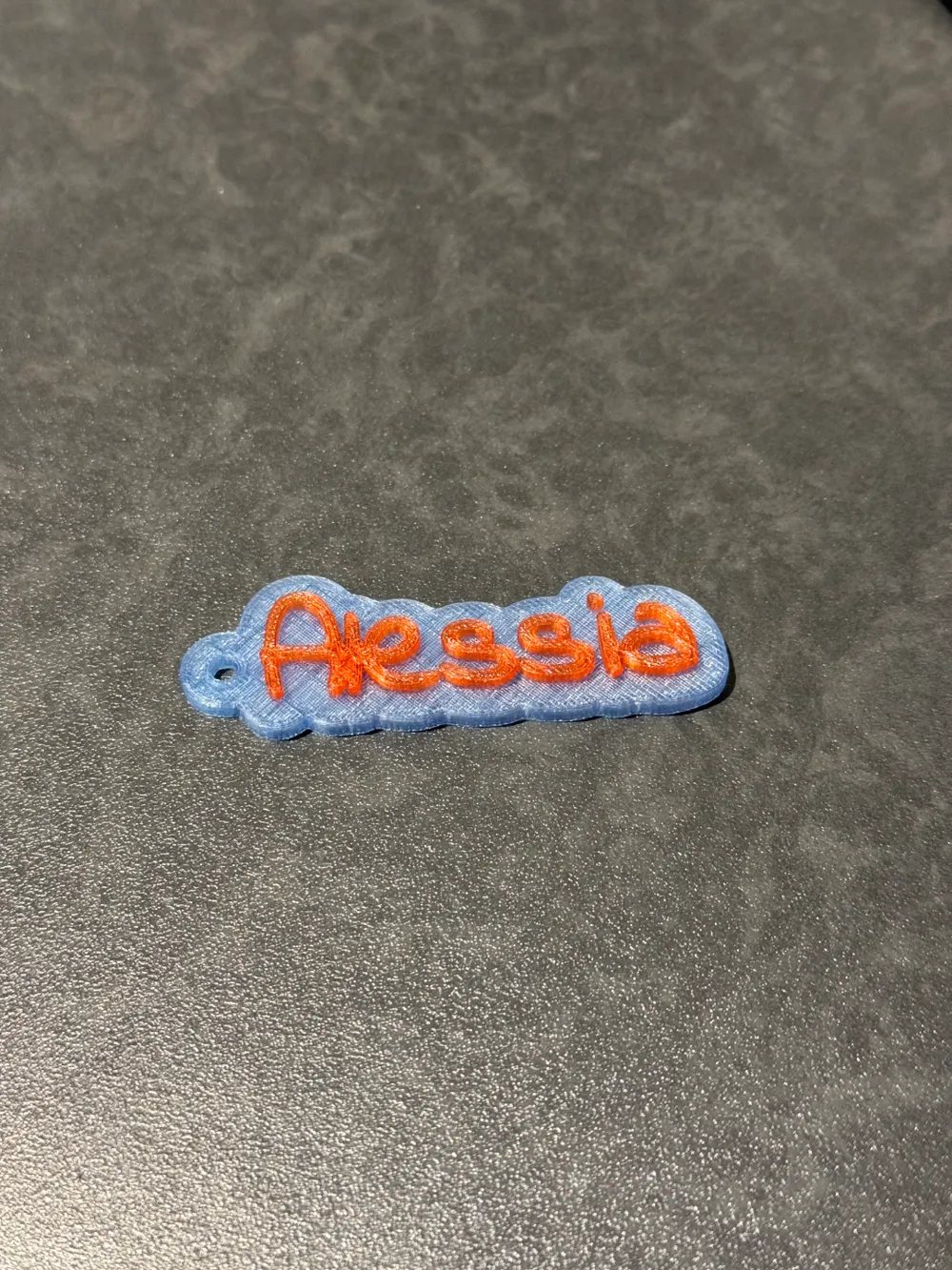 Alessia Keychain - Alessia Keychain by Chris3Dprint - MakerWorld