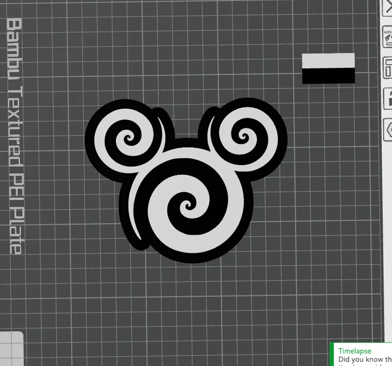 Mickey Mouse coaster