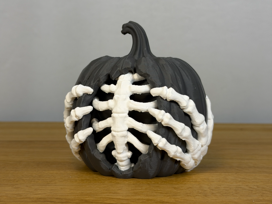 Skeleton Pumpkin - 3D printed Decor, in stock in India
