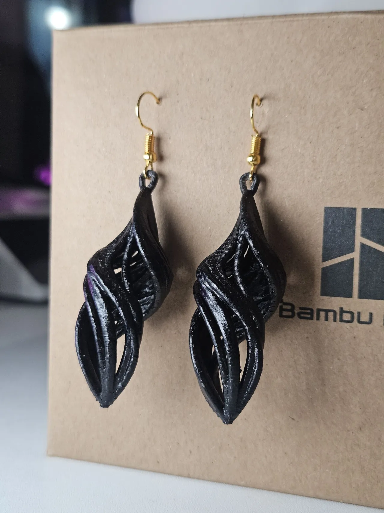 Spiral earrings. view 3