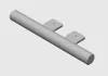 Refrigerator Door Straight Handle Round