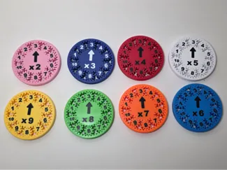 2-in-1 Math Fidget Gears: Multiply & Divide!