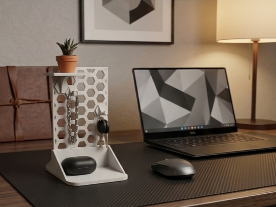 Modular Desk Organizer – Hex System 