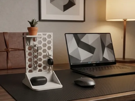 Modular Desk Organizer – Hex System 