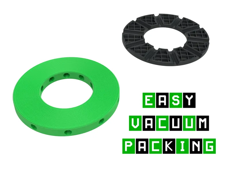 Vacuum filament bag suction ring 
