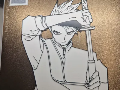 Jujutsu Kaisen Inspired Katana Character -FACEDOWN