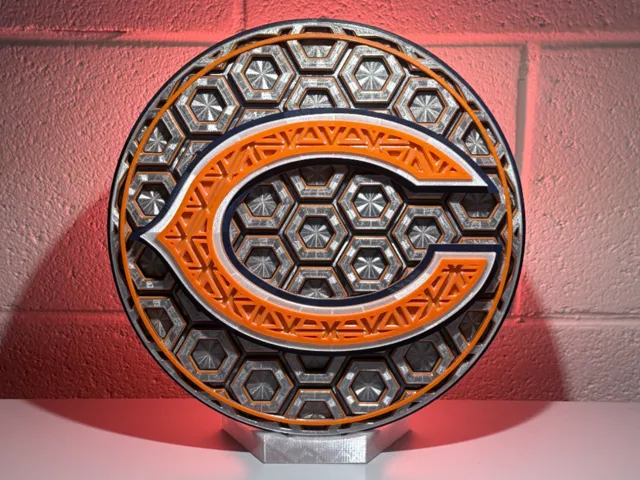 Chicago Bears Dimensional Mosaic