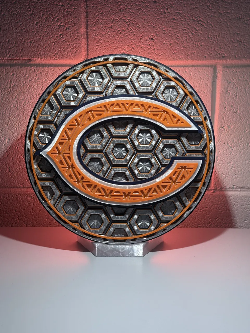 Chicago Bears Dimensional Mosaic view 2